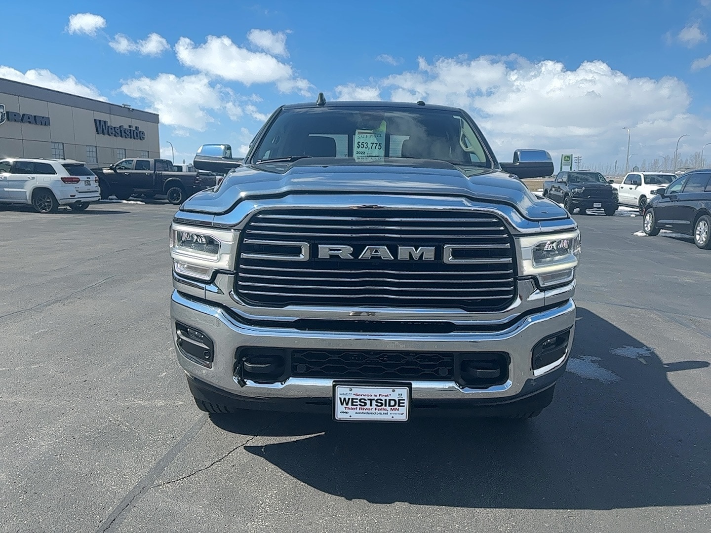 Used 2022 RAM Ram 2500 Pickup Laramie with VIN 3C6UR5FL9NG169434 for sale in Thief River Falls, Minnesota