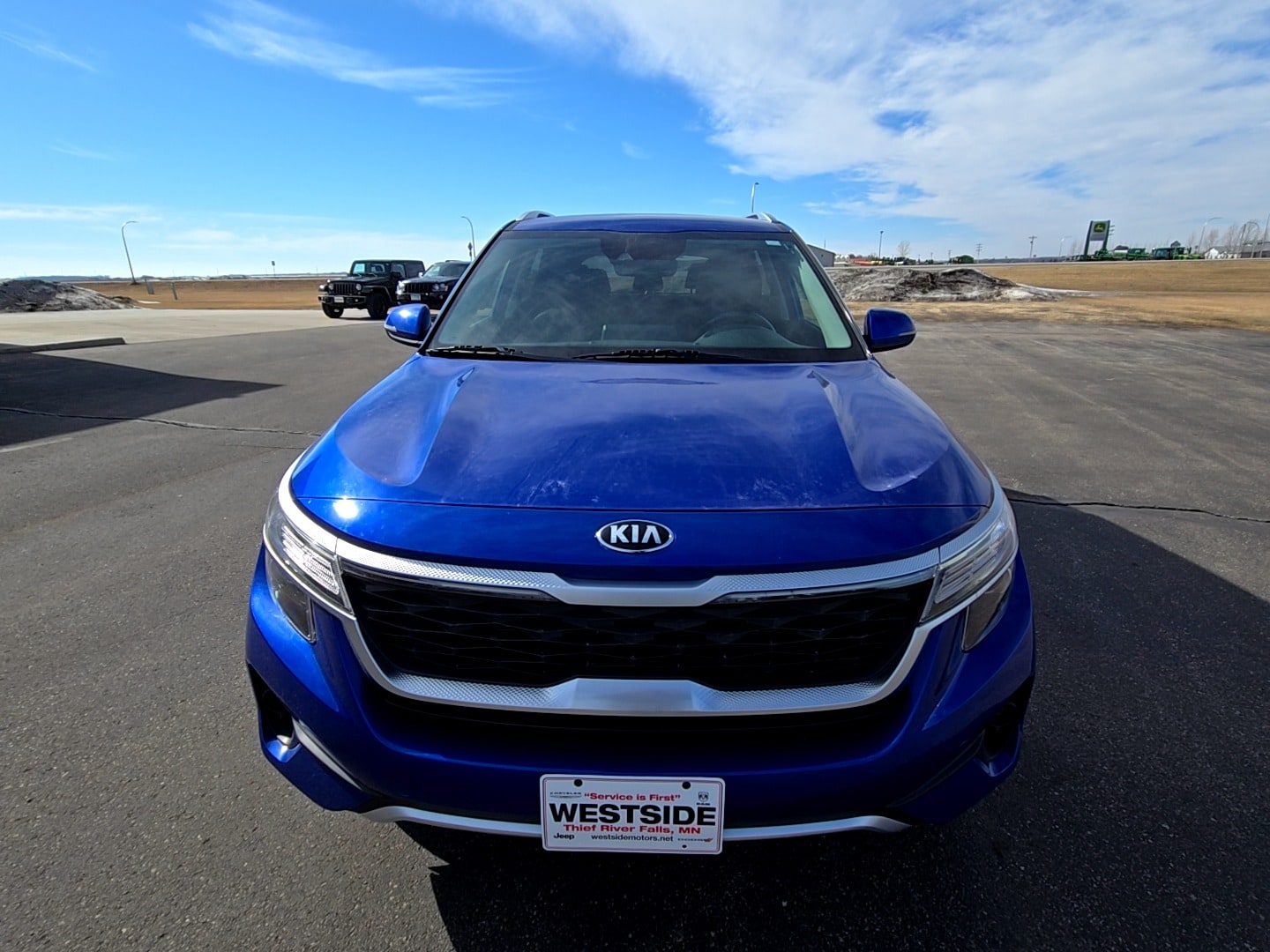 Used 2021 Kia Seltos S with VIN KNDEUCAA7M7043444 for sale in Thief River Falls, Minnesota
