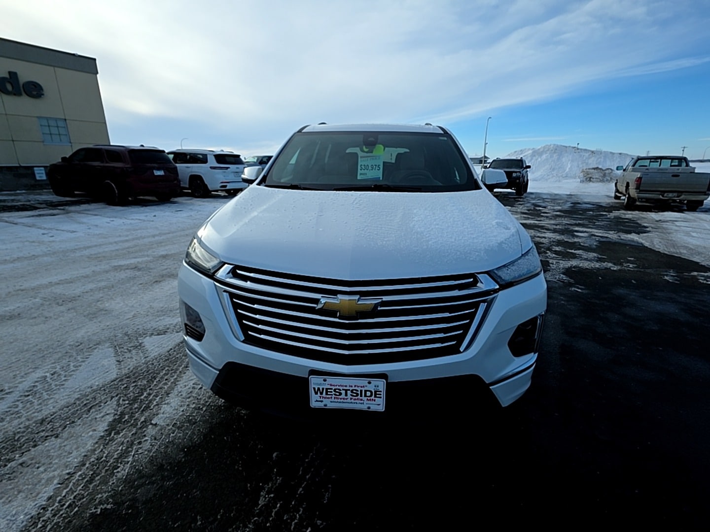 Used 2023 Chevrolet Traverse Premier with VIN 1GNEVKKW3PJ126840 for sale in Thief River Falls, Minnesota