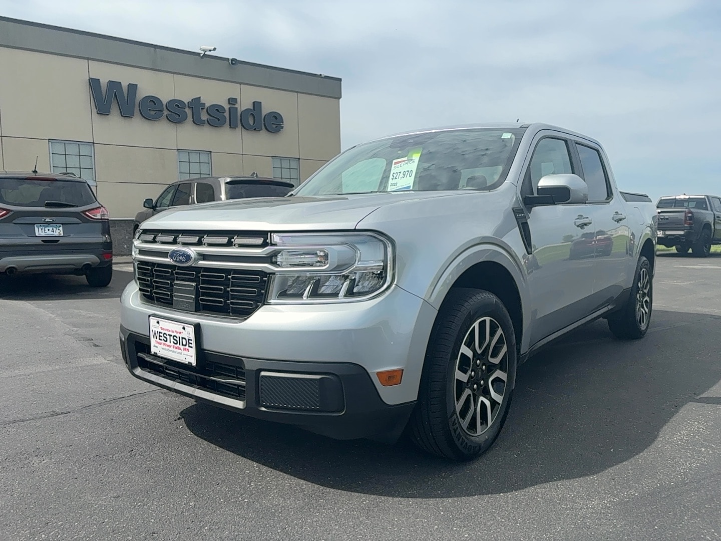 Used 2022 Ford Maverick Lariat with VIN 3FTTW8F9XNRA71424 for sale in Thief River Falls, Minnesota