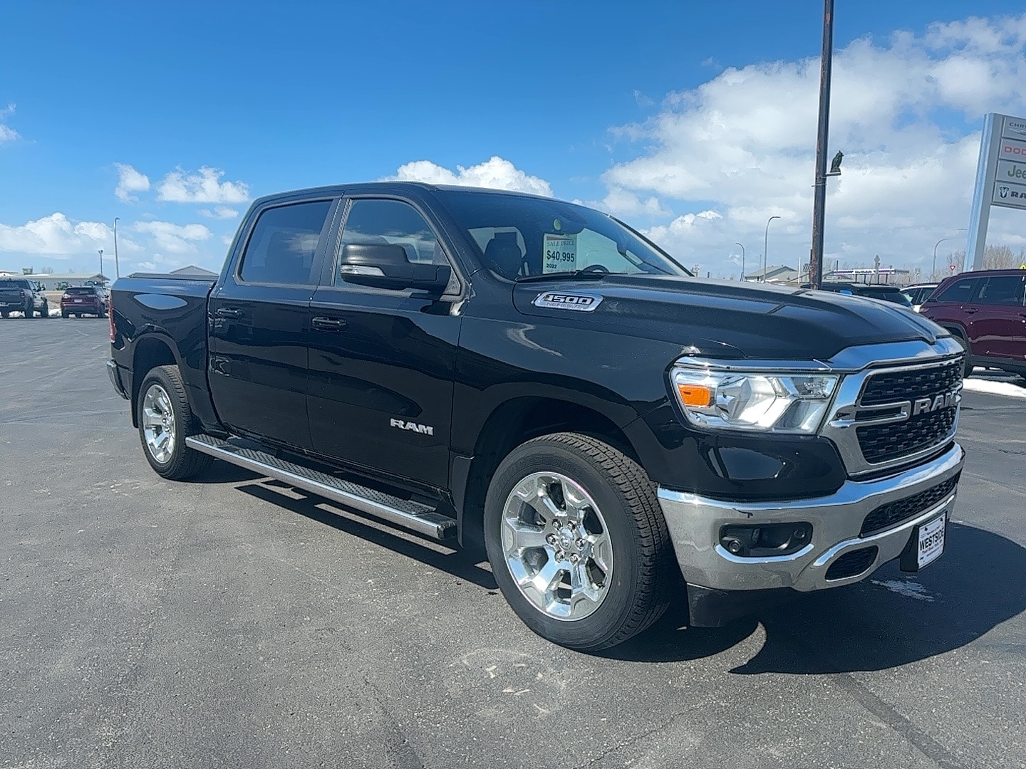 Used 2022 RAM Ram 1500 Pickup Big Horn/Lone Star with VIN 1C6SRFFT5NN166924 for sale in Thief River Falls, Minnesota