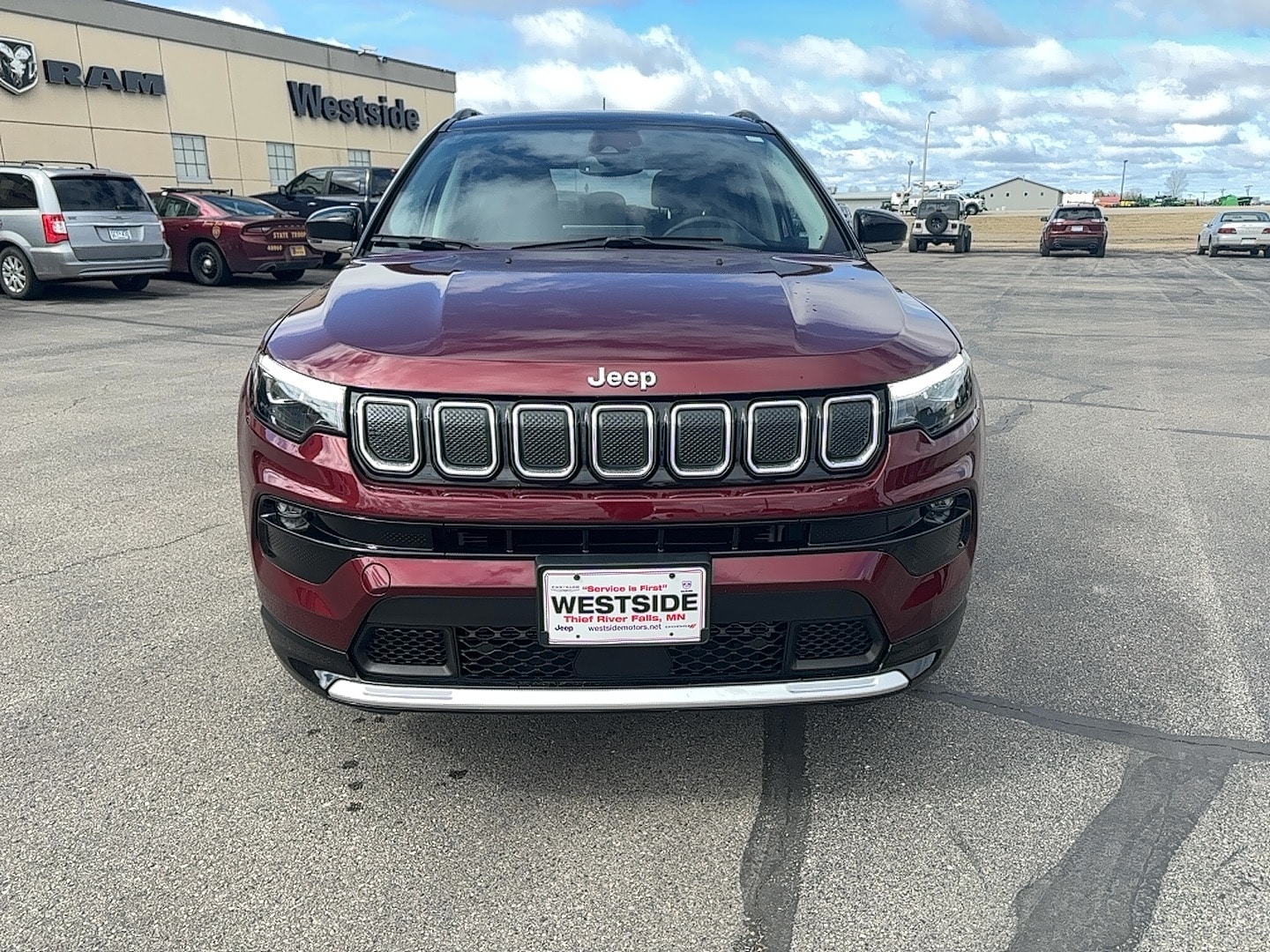 Used 2022 Jeep Compass Limited with VIN 3C4NJDCB0NT115005 for sale in Thief River Falls, Minnesota