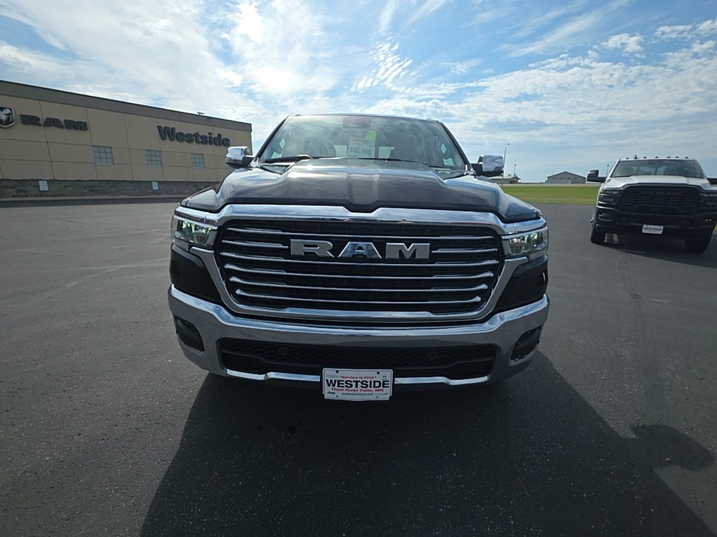 Used 2025 RAM Ram 1500 Pickup Laramie with VIN 1C6SRFJP3SN523054 for sale in Thief River Falls, Minnesota