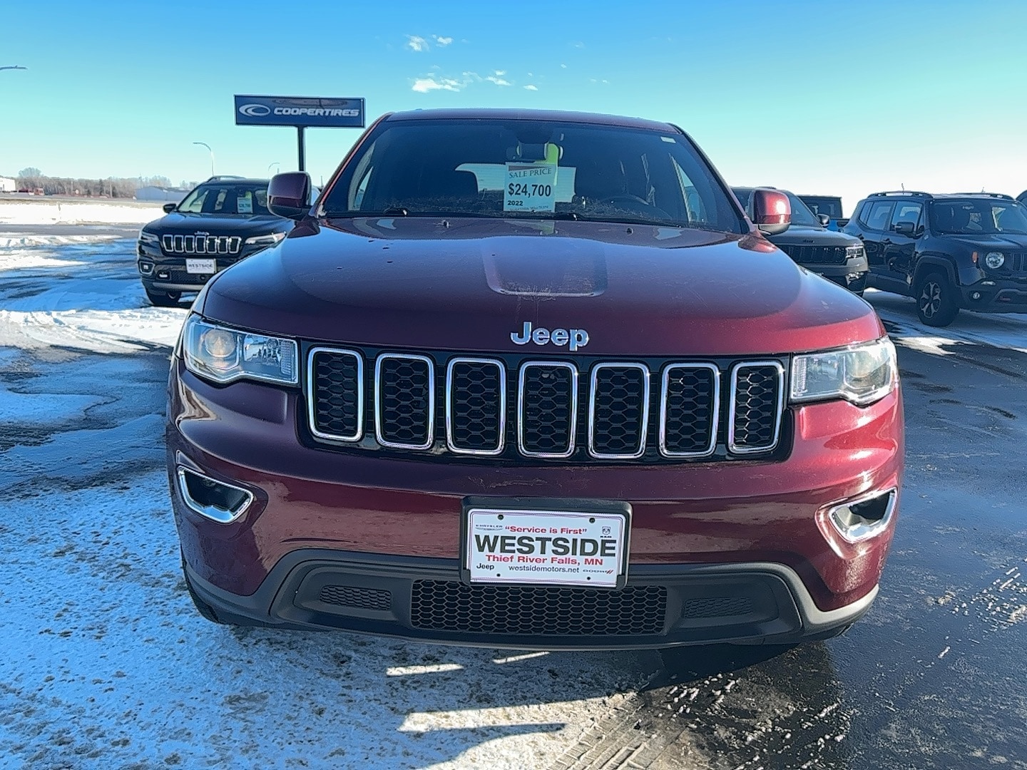 Used 2022 Jeep Grand Cherokee WK Laredo X with VIN 1C4RJFAG2NC118740 for sale in Thief River Falls, Minnesota