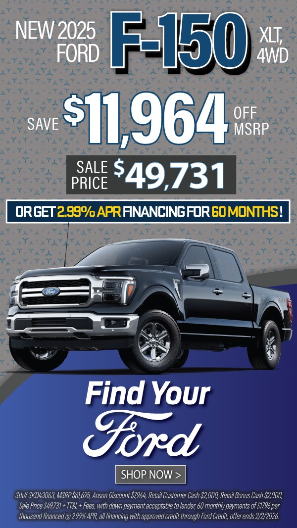 New Ford F-150 Trucks For Sale in Anson, TX | Lawrence Hall Ford