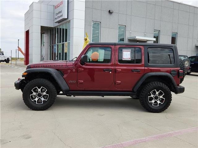 Used 2021 Jeep Wrangler Unlimited Rubicon with VIN 1C4HJXFN6MW726914 for sale in Odessa, TX