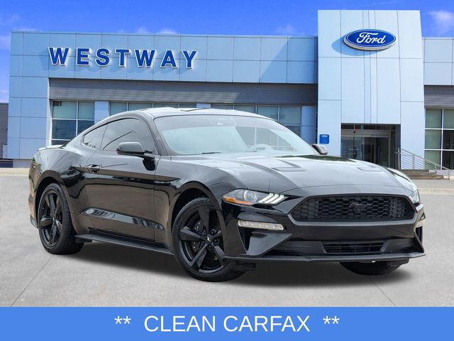 Shadow Black 2021 Ford Mustang EcoBoost Coupe RWD Coupe Rear-Wheel Drive Automatic