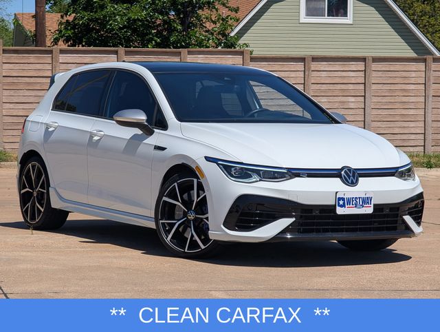 Pure White 2022 Volkswagen Golf R 2.0T 4Motion AWD Hatchback All-Wheel Drive 7-Speed Dual Clutch