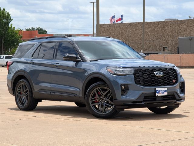 Vapor Blue 2025 Ford Explorer ST AWD SUV / Crossover All-Wheel Drive Automatic