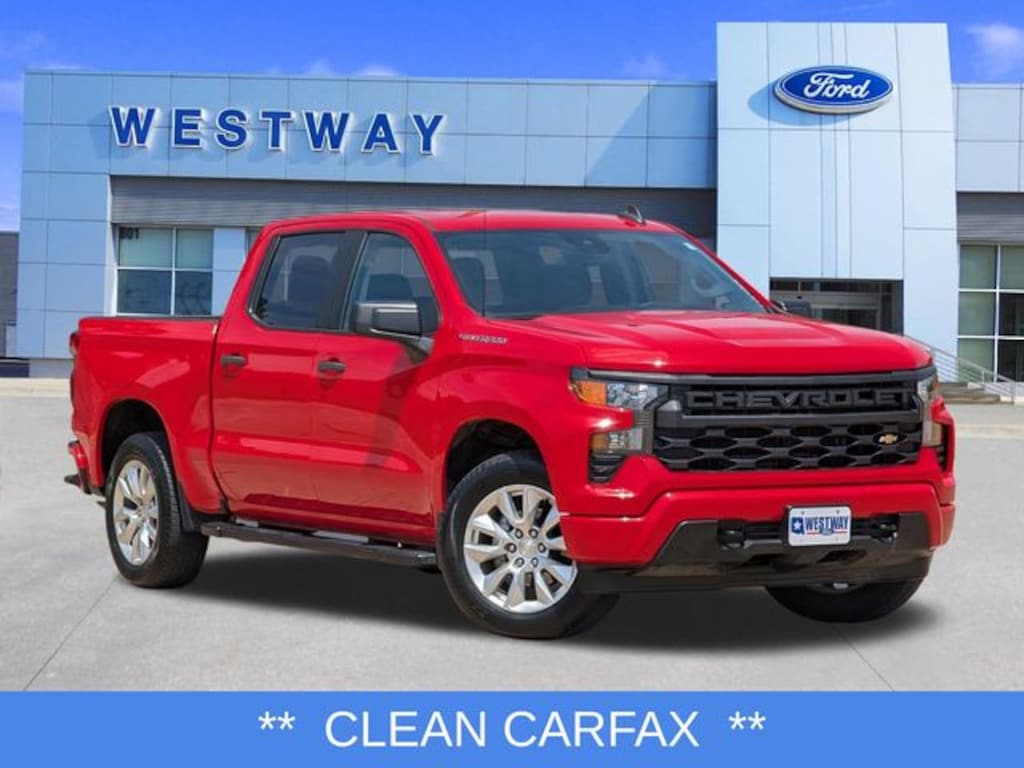 Used 2023 Chevrolet Silverado 1500 Custom Truck Crew Cab