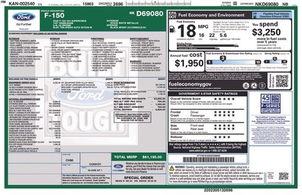 2022 Ford F-150 XLT Truck SuperCrew Cab