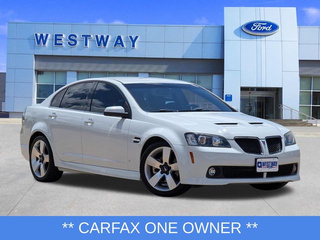 White Hot 2009 Pontiac G8 GT Sedan Rear-Wheel Drive 6-Speed Automatic