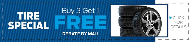 Buy 3 tires, get 1 free