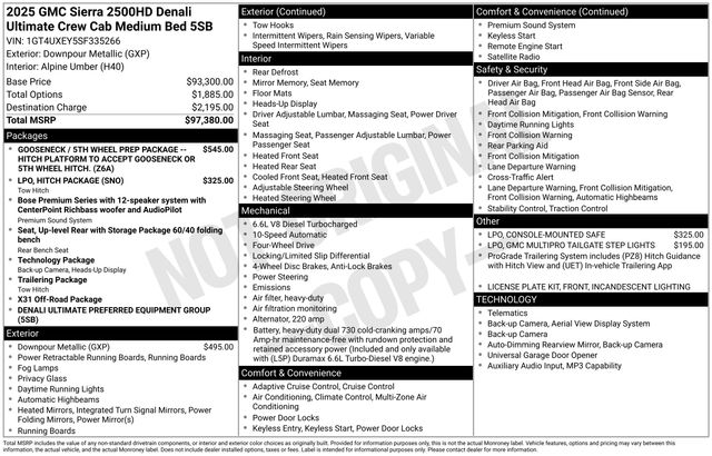 2025 GMC Sierra 4WD Crew Cab Long Box Denali Ultimate's photo