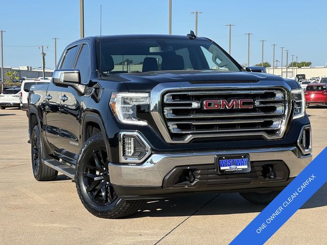 Used 2021 GMC Sierra 1500 SLT with VIN 3GTU9DED3MG448602 for sale in Irving, TX