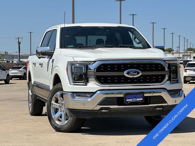 Used 2022 Ford F-150 King Ranch with VIN 1FTFW1E84NFC37155 for sale in Irving, TX