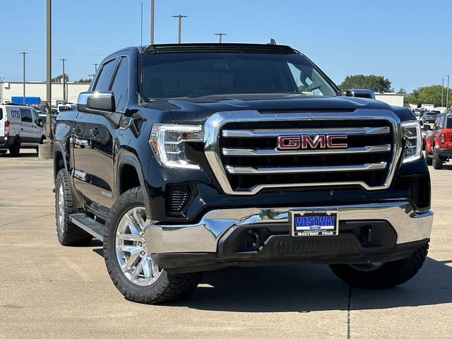 Used 2021 GMC Sierra 1500 SLE with VIN 3GTU9BED0MG179916 for sale in Irving, TX