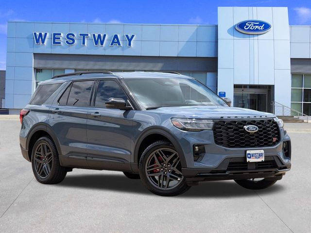 Vapor Blue 2025 Ford Explorer ST AWD SUV / Crossover All-Wheel Drive Automatic