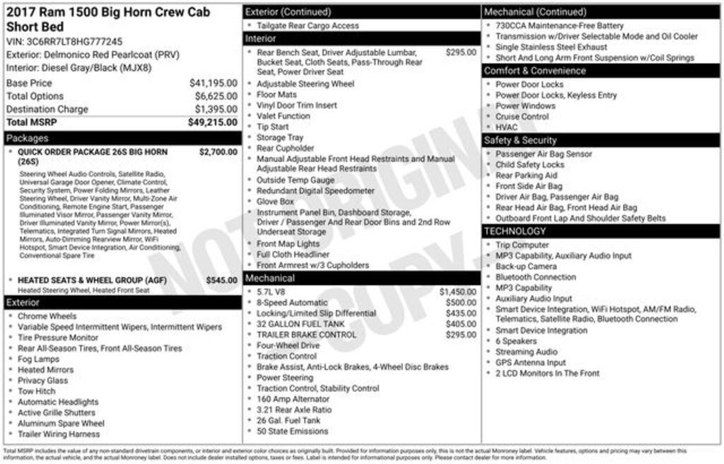 Used 2017 Ram