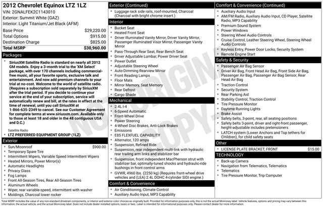 2012 Chevrolet Equinox's photo