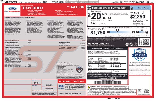 2022 Ford Explorer ST 4WD's photo