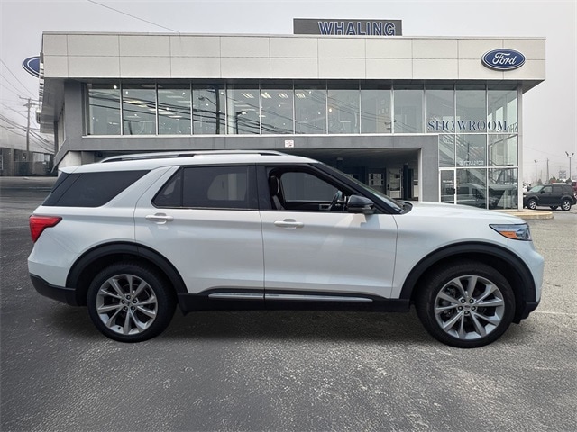 Certified 2021 Ford Explorer Platinum with VIN 1FM5K8HC7MGC43424 for sale in New London, CT