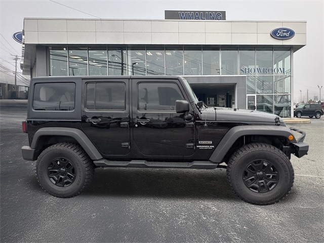 Used 2015 Jeep Wrangler Unlimited Sport with VIN 1C4BJWDG5FL741221 for sale in New London, CT