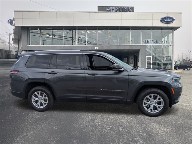 Used 2021 Jeep Grand Cherokee L Limited with VIN 1C4RJKBG0M8161398 for sale in New London, CT
