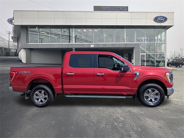 Certified 2021 Ford F-150 XLT with VIN 1FTEW1EP9MKE85555 for sale in New London, CT