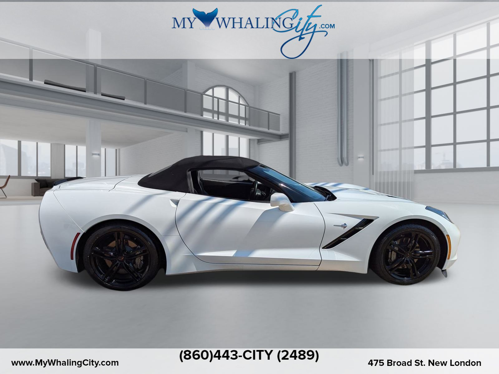 Used 2016 Chevrolet Corvette 3LT with VIN 1G1YF3D71G5110099 for sale in New London, CT