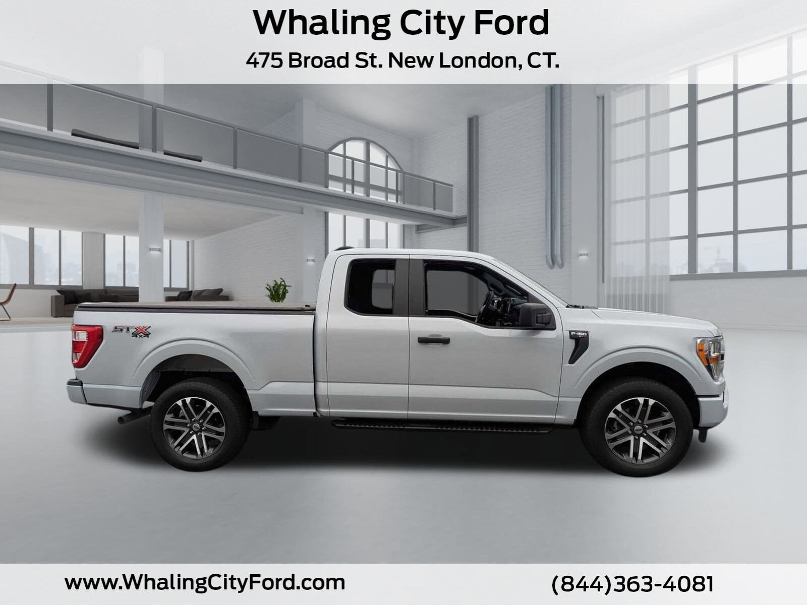 Used 2022 Ford F-150 XL with VIN 1FTEX1EP0NKE76449 for sale in New London, CT