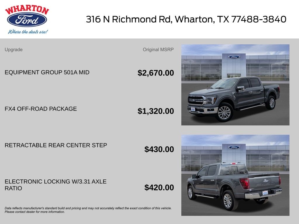 New 2025 Ford F-150 Lariat Truck SuperCrew Cab