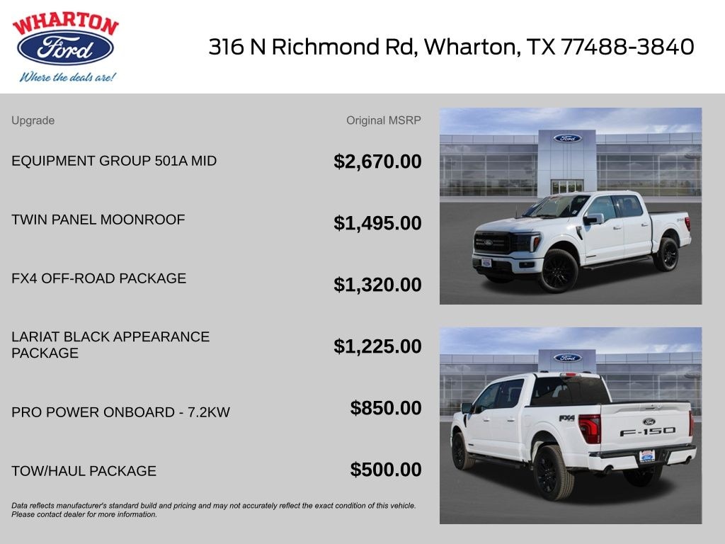 New 2025 Ford F-150 Lariat Truck SuperCrew Cab