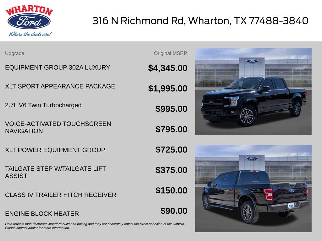 Certified 2020 Ford F-150 Truck SuperCrew Cab