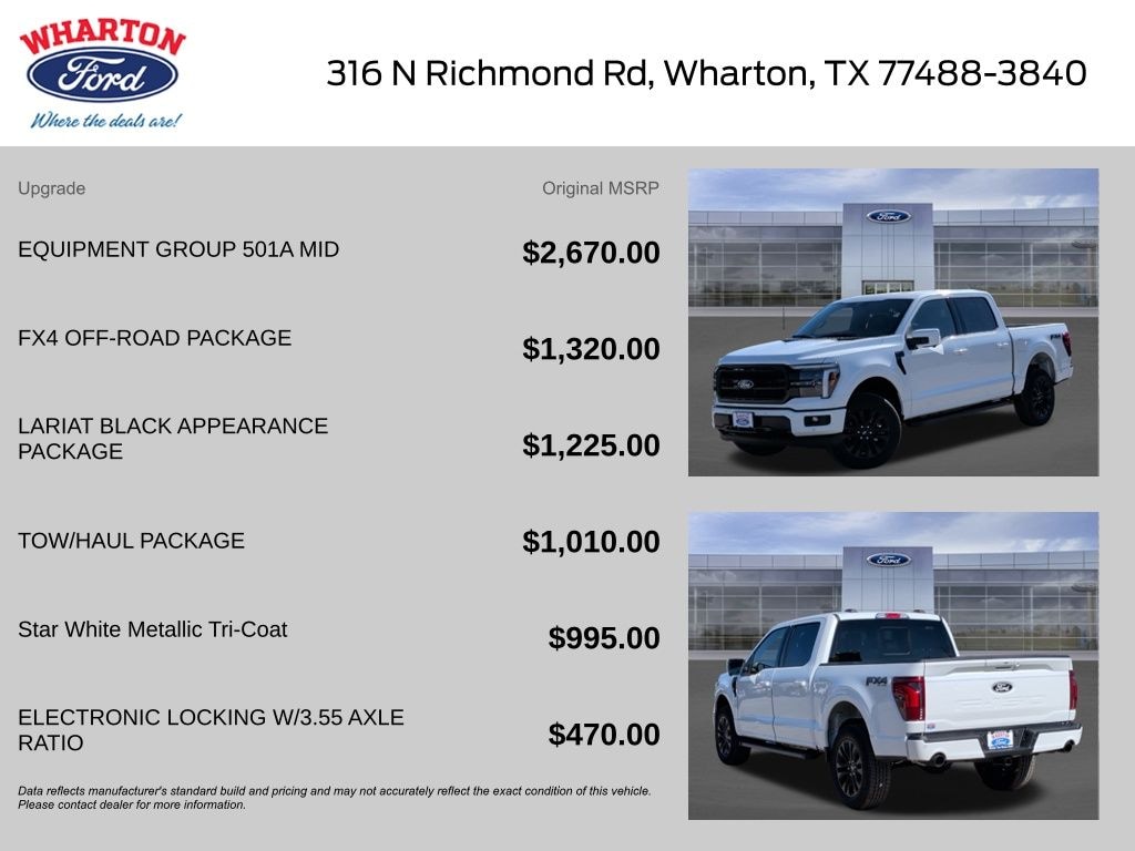 New 2025 Ford F-150 Lariat Truck SuperCrew Cab