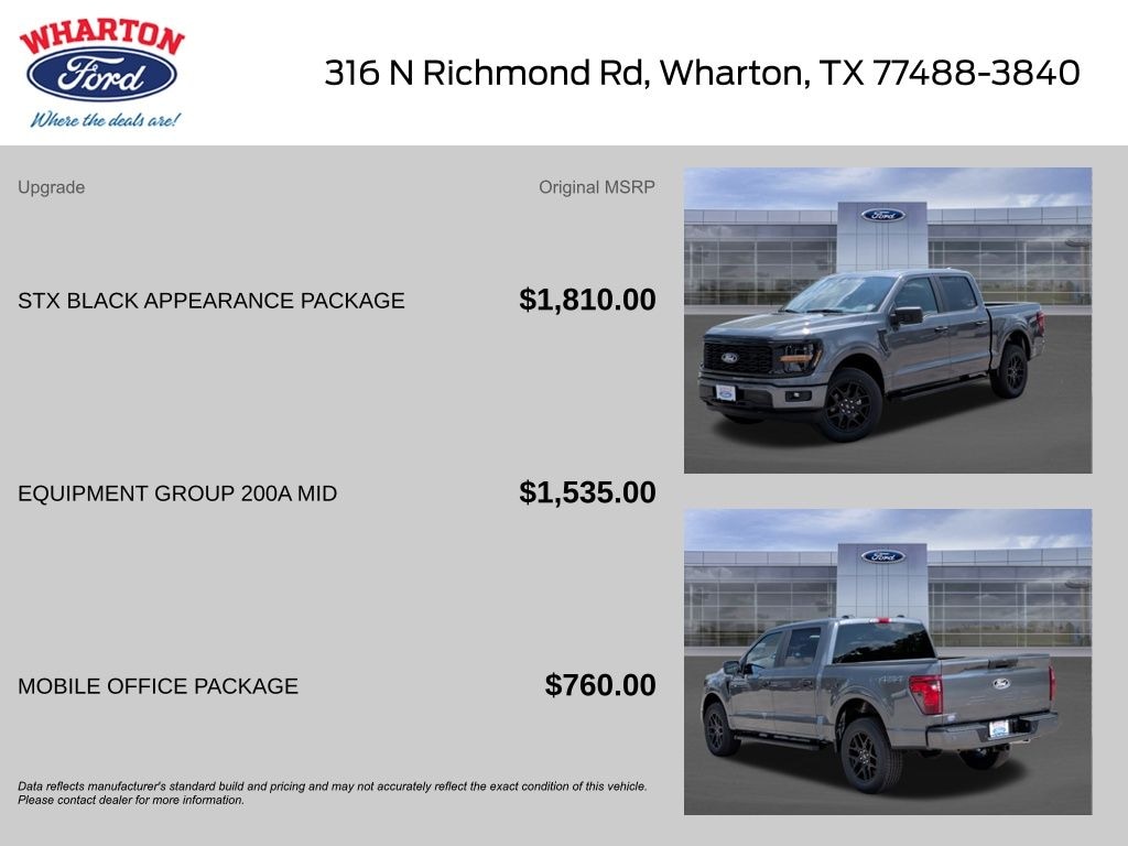 New 2025 Ford F-150 STX Truck SuperCrew Cab