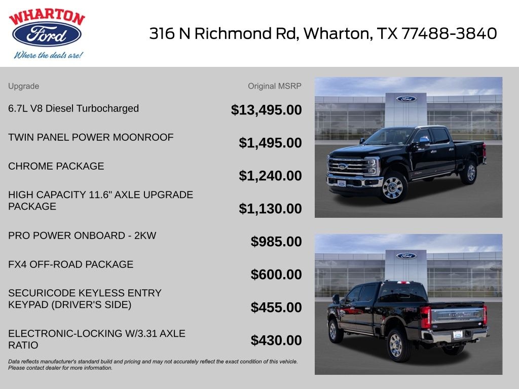 New 2026 Ford F-250 King Ranch Truck Crew Cab