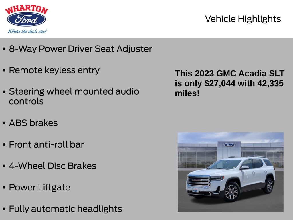 2023 GMC Acadia SLT - Photo 10