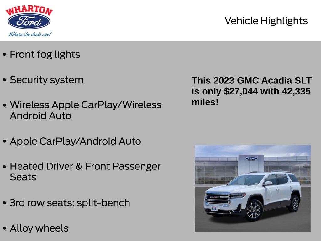 2023 GMC Acadia SLT - Photo 15