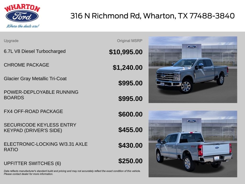 New 2026 Ford F-250 Lariat Truck Crew Cab