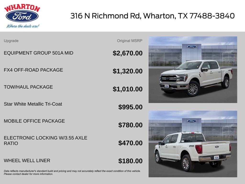 New 2025 Ford F-150 Lariat Truck SuperCrew Cab