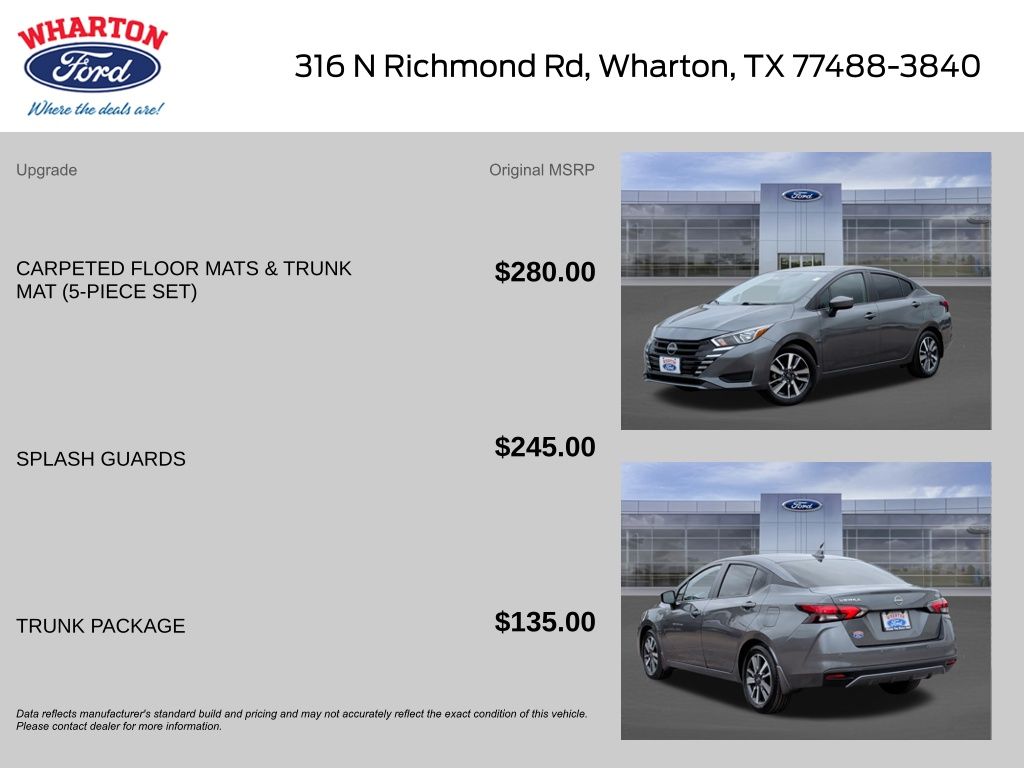 Used 2024 Nissan Versa Sedan SV with VIN 3N1CN8EV1RL816770 for sale in Wharton, TX
