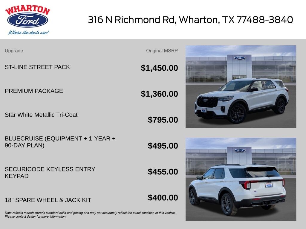 New 2026 Ford Explorer ST-Line SUV