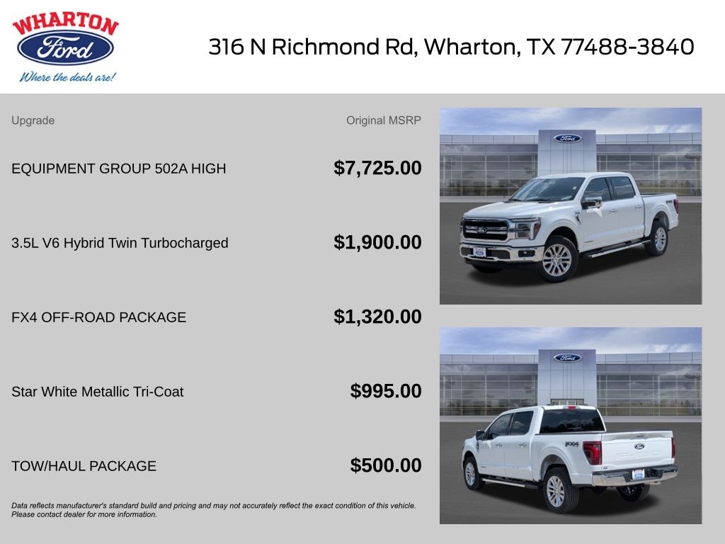 New 2025 Ford F-150 Lariat Truck SuperCrew Cab