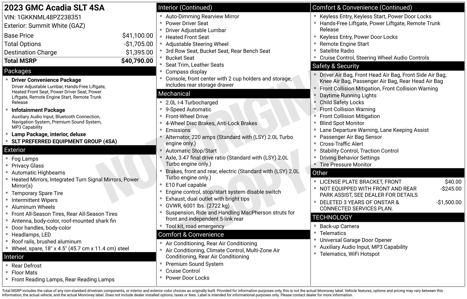 2023 GMC Acadia SLT - Photo 45