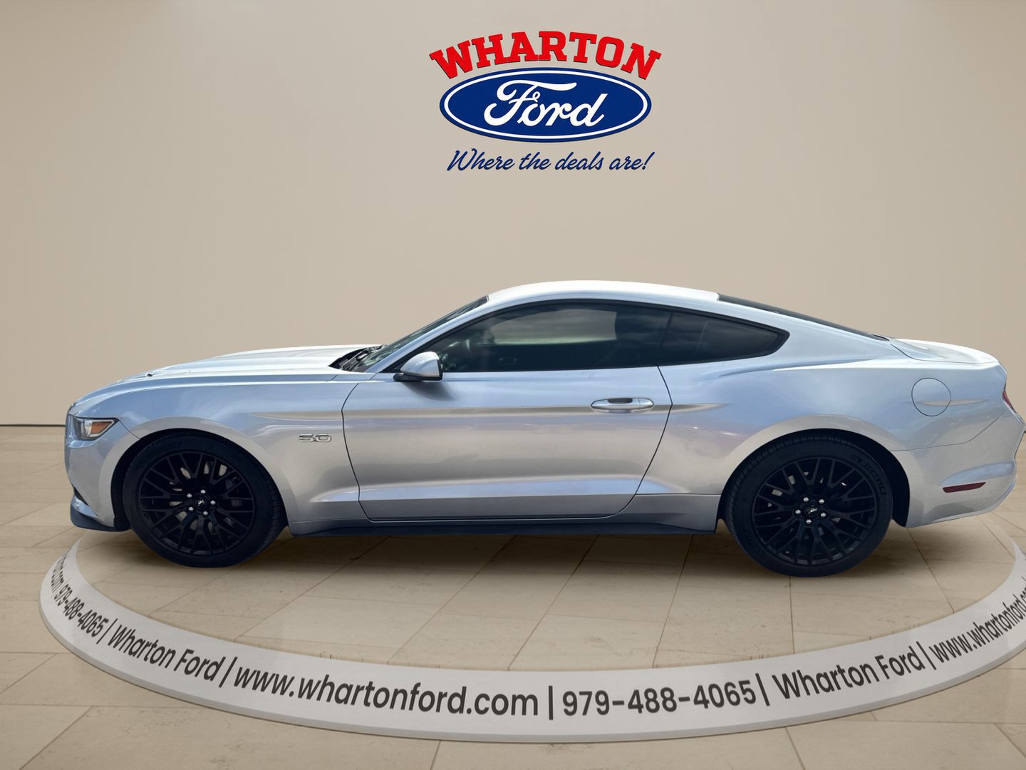 Used 2015 Ford Mustang GT with VIN 1FA6P8CF5F5325958 for sale in Wharton, TX