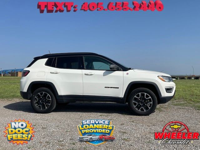 Used 2019 Jeep Compass Trailhawk with VIN 3C4NJDDB2KT721934 for sale in New Cordell, OK