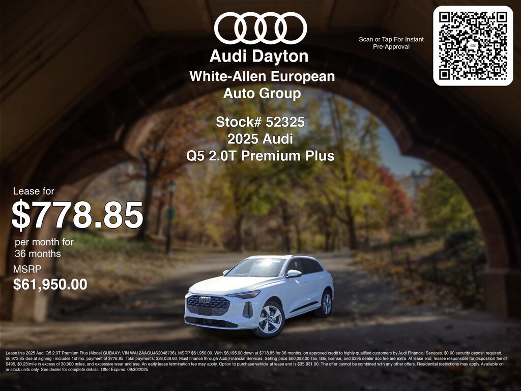 New 2025 Audi All-new Q5 2.0T Premium Plus Premium Plus 2.0 TFSI quattro