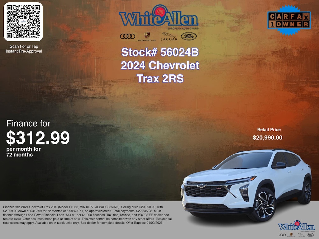 Used 2024 Chevrolet Trax 2RS FWD 2RS
