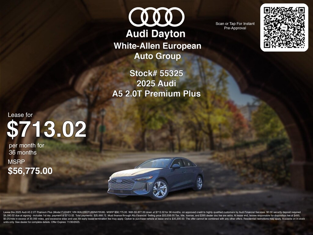 New 2025 Audi All-new A5 2.0T Premium Plus Premium Plus 2.0 TFSI quattro